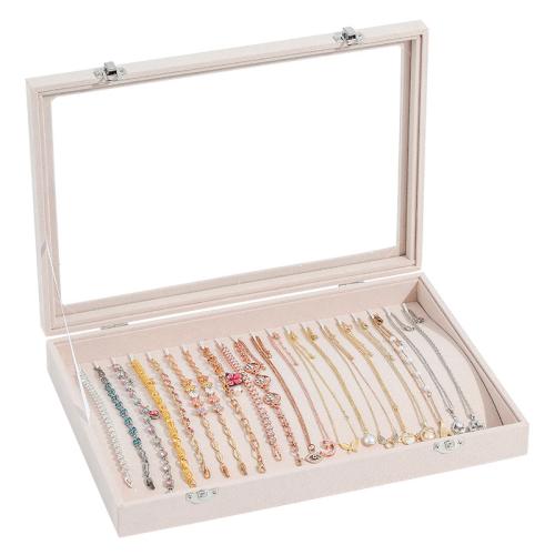 Pana Joyero Multifuncional, diferentes estilos para la opción, beige, 350x240x50mm, Vendido por UD