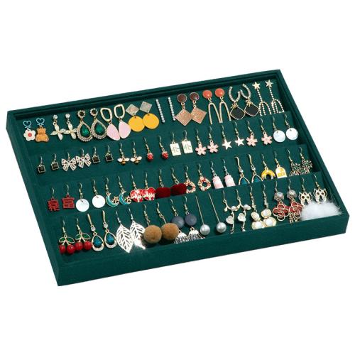 Velveteen Jewelry Display Box green 