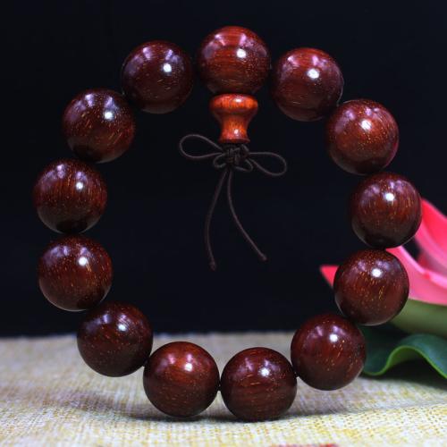 Pterocarpus Santalinus Pulsera, hecho a mano, unisexo & diverso tamaño para la opción, Vendido por UD