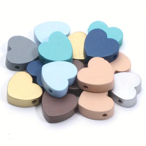 Hemu-Perles goutte, coeur, Impression, DIY, plus de couleurs à choisir Vendu par sac[