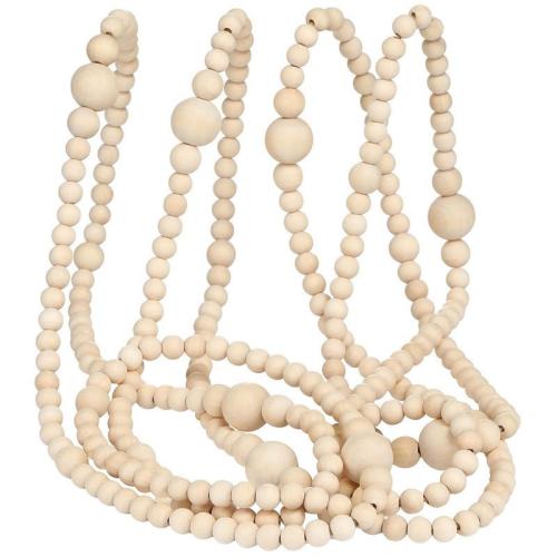 Hemu Beads Decoration, with Linen, polished, DIY 