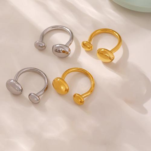 Bague en acier inoxydable, Acier inoxydable 304, Placage, bijoux de mode & pour femme, plus de couleurs à choisir Vendu par PC