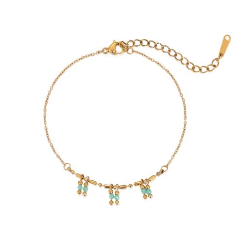 ステンレス鋼のジュエリーネックレス, 304ステンレススチール, とともに 天然石, 18Kゴールドメッキ, ファッションジュエリー & 異なるスタイルを選択 & 女性用, 売り手 パソコン