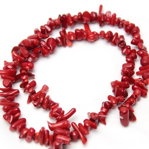 Perles en corail naturel, plus de couleurs à choisir Vendu par brin