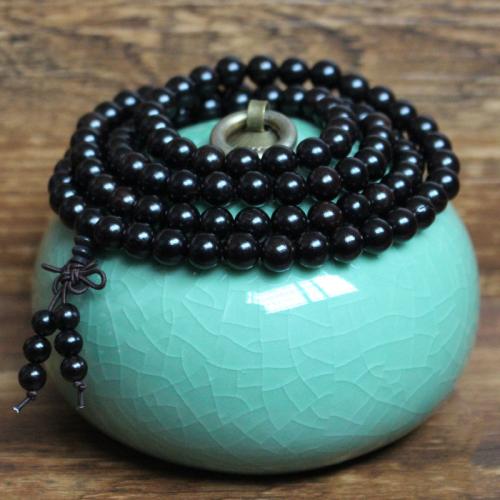 Black Sandalwood Bracelet, Unisex [