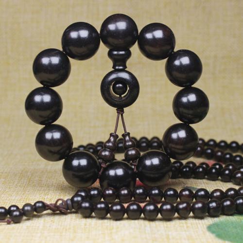 Black Sandalwood Bracelet, Unisex 