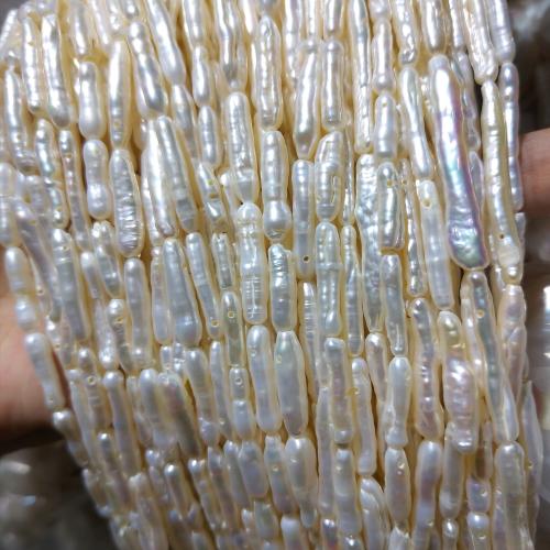 perle d'eau douce cultivée goutte, Pipa, DIY, blanc, 15mm, Vendu par brin