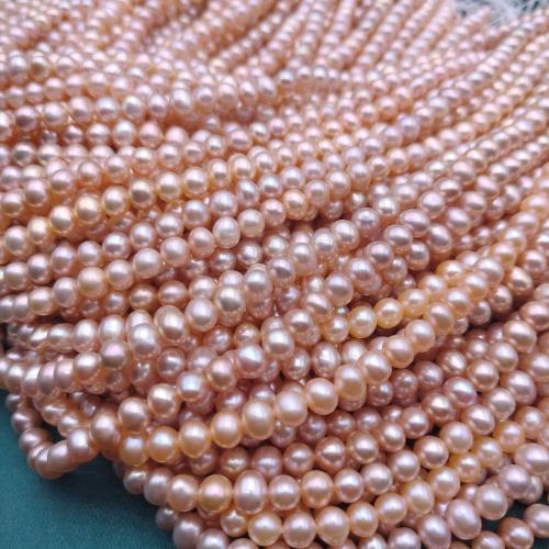 Naturel d'eau douce perles, perle d'eau douce cultivée, Légèrement rond, DIY, plus de couleurs à choisir Vendu par brin
