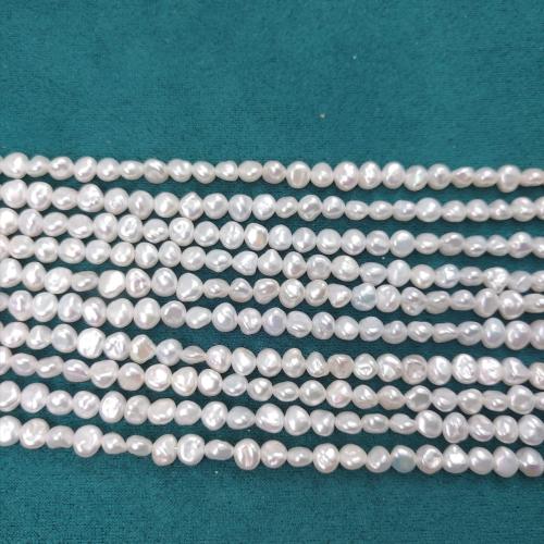 perle d'eau douce cultivée goutte, Baroque, DIY, blanc Vendu par brin