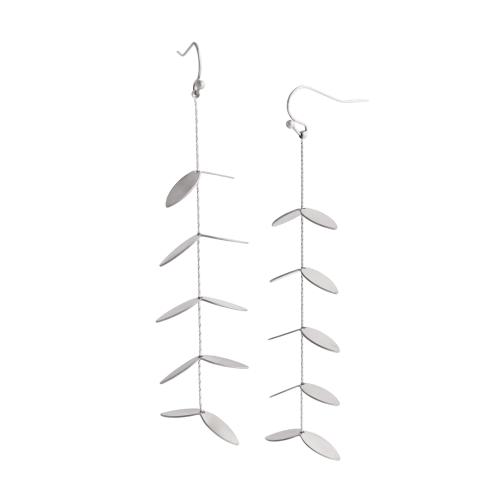 Acier inoxydable 304 boucle d'oreille en gland, feuille, Placage, bijoux de mode & pour femme, plus de couleurs à choisir, Vendu par paire