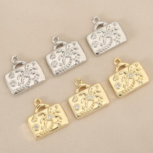 Cubique Pendentif en laiton zircon pavent, arbre, Placage, DIY & pavé de micro zircon, plus de couleurs à choisir Vendu par sac