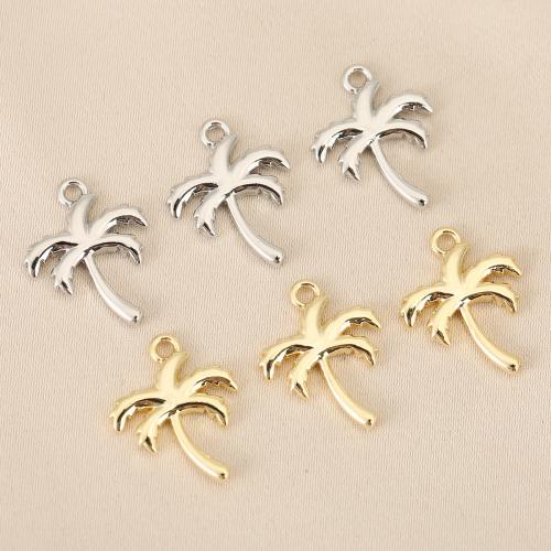 Bijoux pendentifs en laiton, Palmier, Placage, DIY, plus de couleurs à choisir Vendu par sac