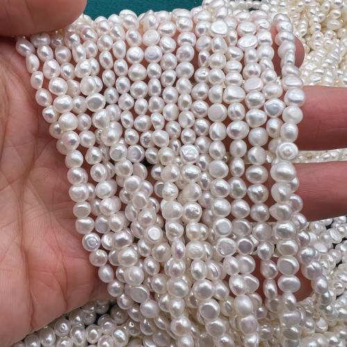 Perles de culture d'eau douce Keishi, perle d'eau douce cultivée, baroque, DIY, blanc Vendu par brin