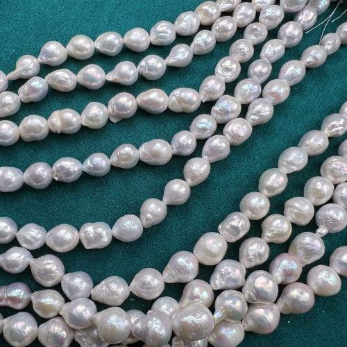 perle d'eau douce cultivée goutte, Baroque, DIY, blanc Vendu par PC[