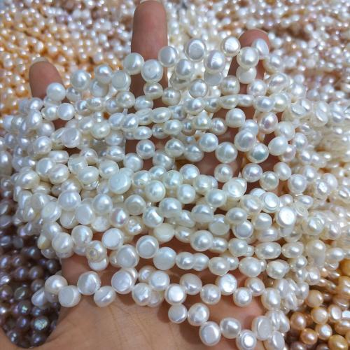 Perles de culture d'eau douce Keishi, perle d'eau douce cultivée, baroque, DIY, blanc Vendu par brin