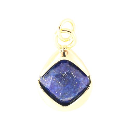 Cubique Pendentif en laiton zircon pavent, avec zircon cubique, DIY, doré Vendu par PC