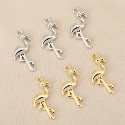 Pendentifs d'animaux en laiton, oiseau, Placage, DIY, plus de couleurs à choisir Vendu par sac