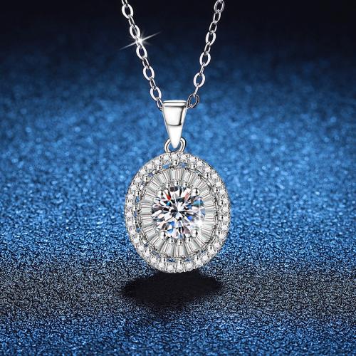 Argent sterling 925 collier, avec 2inch chaînes de rallonge, ovale, Plaqué de platine, Chaîne transversale & différents matériaux pour le choix & pour femme Environ 15.7 pouce, Vendu par PC