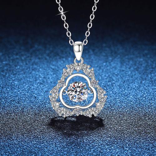 Argent sterling 925 collier, avec 2inch chaînes de rallonge, calebasse, Plaqué de platine, Chaîne transversale & différents matériaux pour le choix & pour femme Environ 15.7 pouce, Vendu par PC