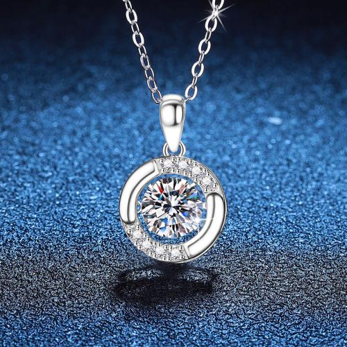 Argent sterling 925 collier, avec 2inch chaînes de rallonge, Plaqué de platine, Chaîne transversale & différents matériaux pour le choix & pour femme Environ 15.7 pouce, Vendu par PC