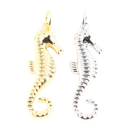 Pendentifs d'animaux en laiton, hippocampe, DIY, plus de couleurs à choisir Vendu par PC