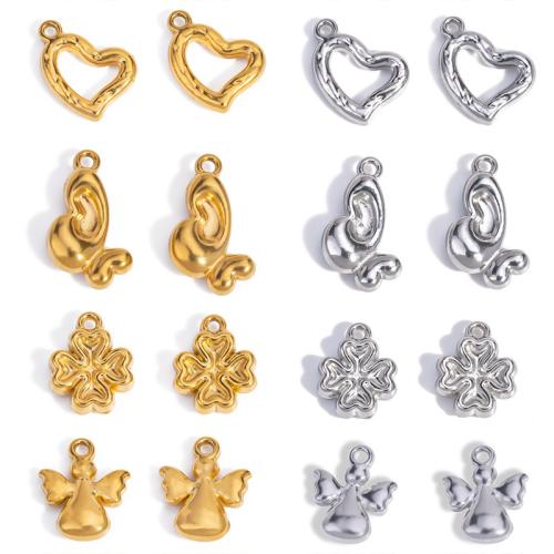 Stainless Steel Pendants, 304 Stainless Steel, plated, DIY 