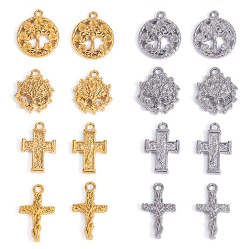 Stainless Steel Pendants, 304 Stainless Steel, plated, DIY 