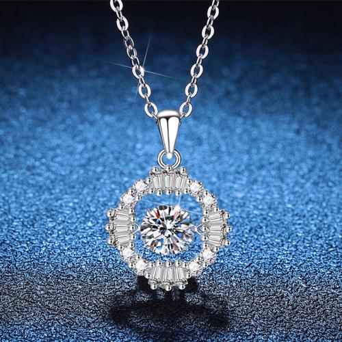 Argent sterling 925 collier, avec 2inch chaînes de rallonge, Plaqué de platine, Chaîne transversale & différents matériaux pour le choix & pour femme Environ 15.7 pouce, Vendu par PC