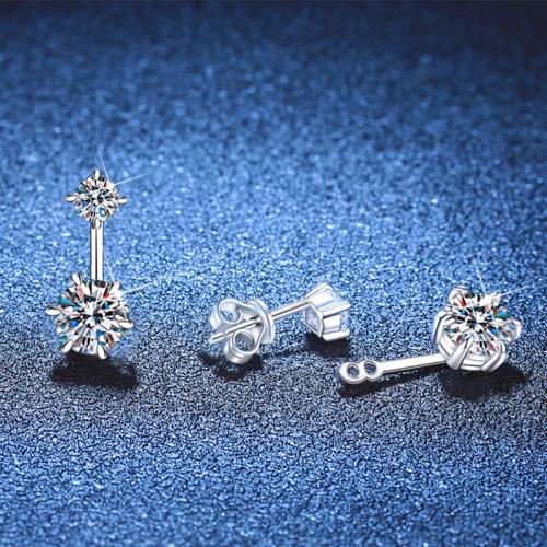 925 пробы Сережка-гвоздик, покрытый платиной, различные материалы для выбора & Женский, продается Пара[