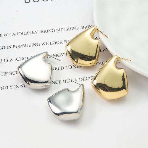 Латунь Сережка-гвоздик, Другое покрытие, ювелирные изделия моды, Много цветов для выбора, не содержит никель, свинец продается Пара