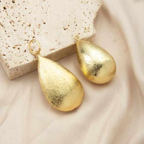 laiton Pendentif, larme, Placage, bijoux de mode, plus de couleurs à choisir, protéger l'environnement, sans nickel, plomb et cadmium Vendu par PC