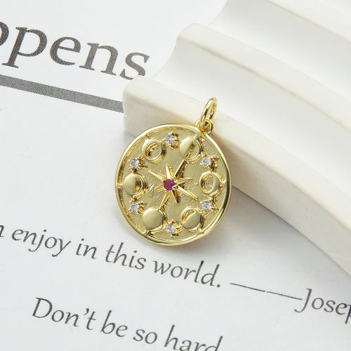 Messing Anhänger, plattiert, Modeschmuck & mit Strass, keine, frei von Nickel, Blei & Kadmium, 17.5x2.9x22.8mm, verkauft von PC