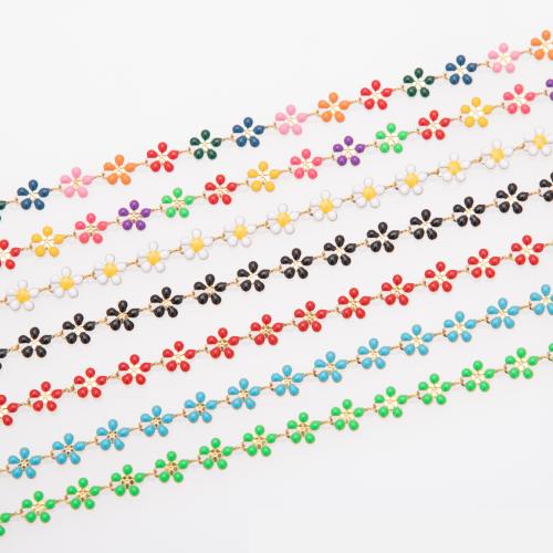 Ensembles de bijoux en acier inoxydable émaillé, Acier inoxydable 304, Plaqué or 18K, longueur différente pour le choix & unisexe & styles différents pour le choix, plus de couleurs à choisir, Vendu par PC