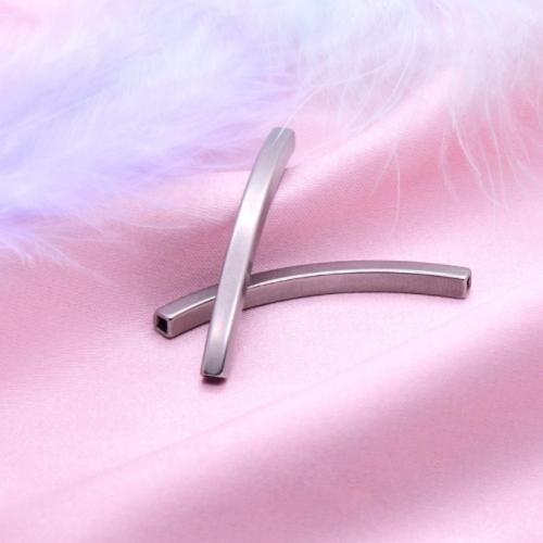 Stainless Steel Tube Beads, 304 Stainless Steel, plated, DIY 