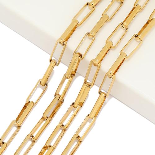 Stainless Steel Chain Jewelry, 304 Stainless Steel, plated, DIY [