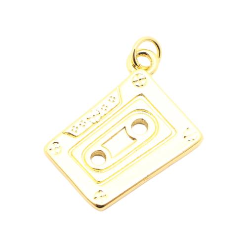 Bijoux pendentifs en laiton, DIY & creux, doré Vendu par PC