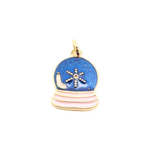 Pendentifs de Émail laiton , DIY & émail, doré Vendu par PC