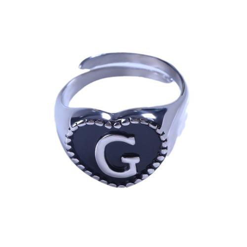 Bague en acier inoxydable, Acier inoxydable 304, Placage, bijoux de mode & unisexe, noire, Vendu par PC