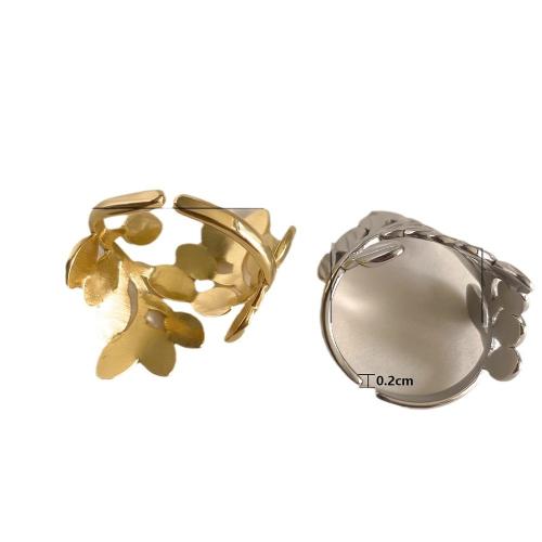 Bague en acier inoxydable, Acier inoxydable 304, Placage, bijoux de mode & pour femme, plus de couleurs à choisir, Vendu par PC