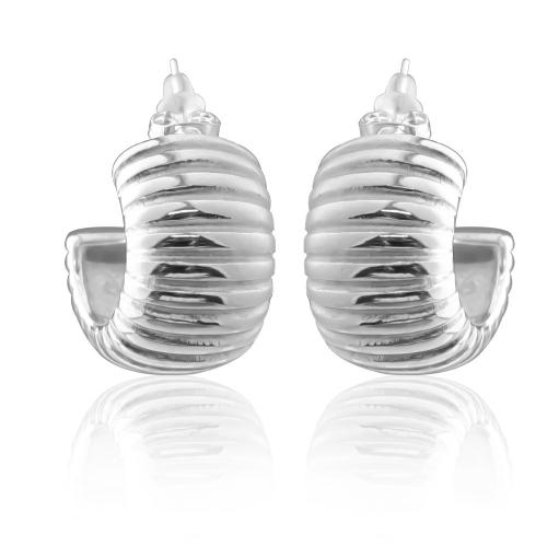 Boucle en acier inoxydable, Acier inoxydable 304, Placage, bijoux de mode & pour femme, plus de couleurs à choisir, Vendu par PC