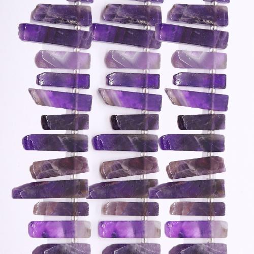 Natural Amethyst Beads, irregular, DIY, purple, 10x30- 