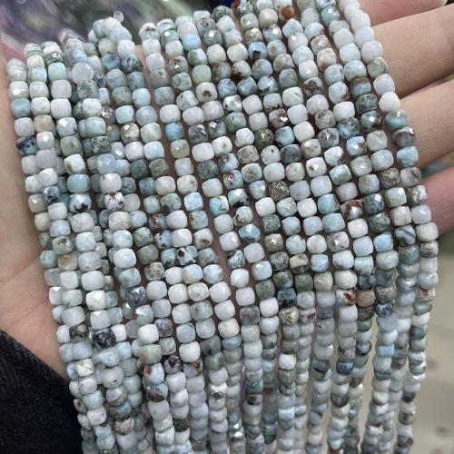 Larimar goutte, cadre, DIY, couleurs mélangées, 4mm Environ 38 cm, Vendu par brin