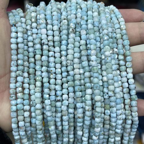 Larimar goutte, cadre, DIY, couleurs mélangées, 4mm Environ 38 cm, Vendu par brin