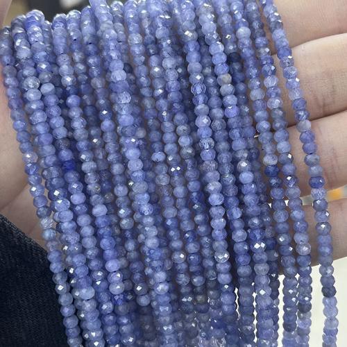 Tanzanite goutte, Rond, DIY, couleurs mélangées Environ 38 cm, Vendu par brin
