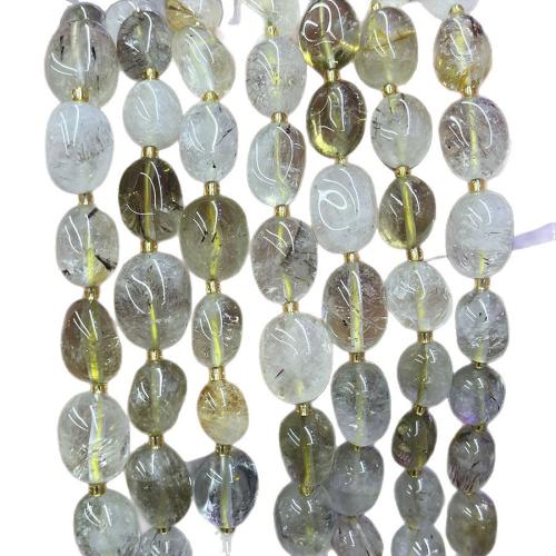 Rutilated Quartz Beads, irregular, DIY, mixed colors, 12-15mm Approx 38 cm 
