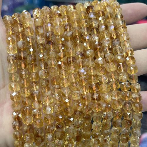 perles de citrine goutte, cadre, DIY, Jaune, 6mm Environ 38 cm, Vendu par brin