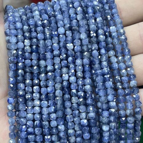 disthène goutte, cadre, DIY, bleu, 4mm Environ 38 , Vendu par brin