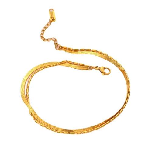 チタン鋼 ブレスレット, メッキ, ファッションジュエリー & 女性用, 金色, 長さ:約 17.8 センチ, 売り手 パソコン