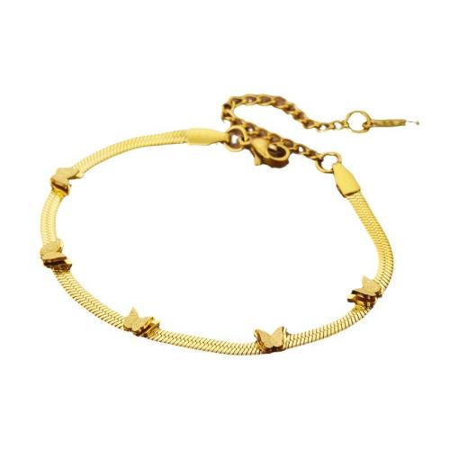 チタン鋼 ブレスレット, メッキ, ファッションジュエリー & 女性用, 無色, 長さ:約 17.8 センチ, 売り手 パソコン