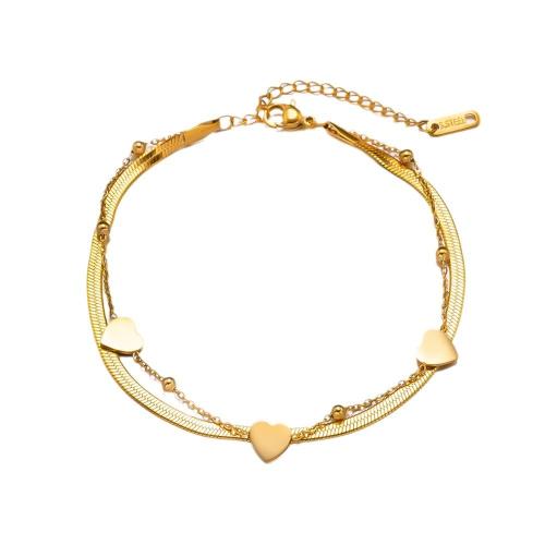 チタン鋼 ブレスレット, メッキ, ファッションジュエリー & 女性用, 無色, 長さ:約 17.8 センチ, 売り手 パソコン